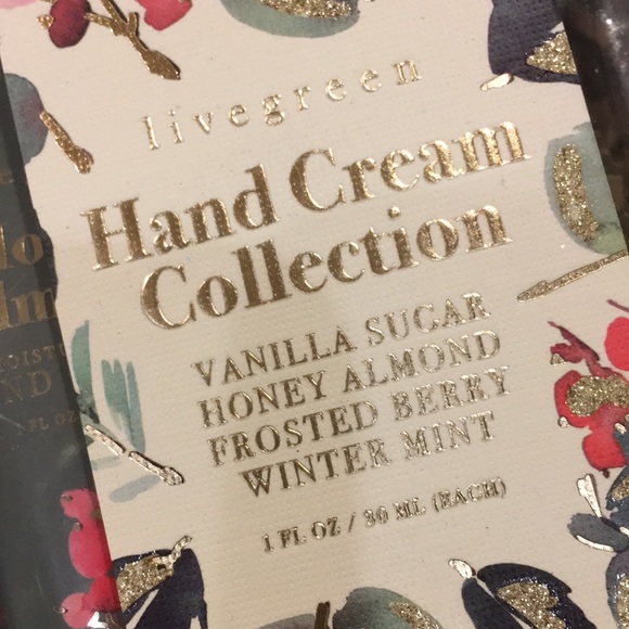 Livegreen Holiday Winter Scented Hand Cream Collection Crate NWT 4 Scents X 1 oz - Picture 16 of 16